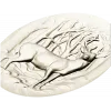 Oval Stag Relief - STL 3D Model for CNC Milling