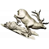 3D модель бегущий олень (STL) для ЧПУ