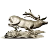 3D модель бегущий олень (STL) для ЧПУ