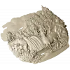 Олень у водопада - 3D модель STL для ЧПУ