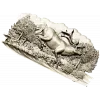 Олень в прыжке - рельефная 3D модель STL для ЧПУ