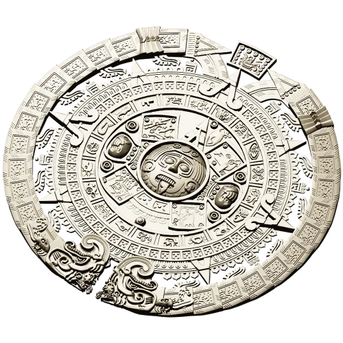 Ацтекский солнечный медальон - 3D модель STL для ЧПУ