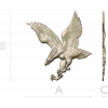 Орёл в атаке - 3D модель STL для ЧПУ