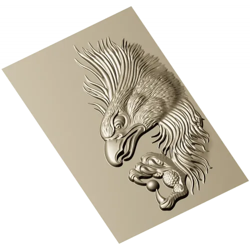 Орлиный Страж - рельефная 3D модель для ЧПУ (STL)