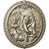 Bear Hunt Relief Medallion STL