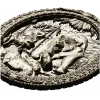 Bear Hunt Relief Medallion STL