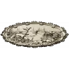 Lakeside Hunt - High Relief Oval STL for CNC