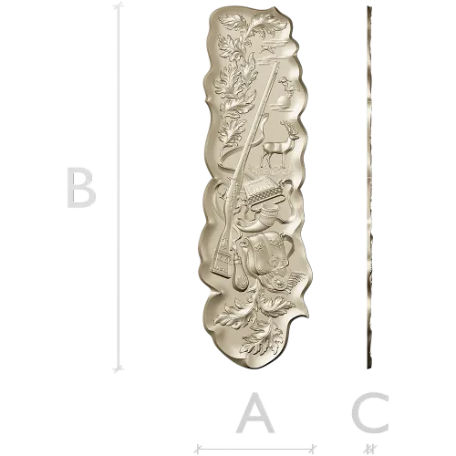 Hunting Trophy Panel - STL 3D model for CNC milling