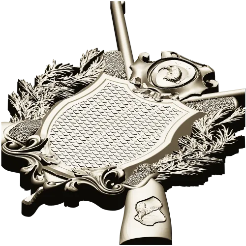 Hunting Crest STL 3D Model for CNC