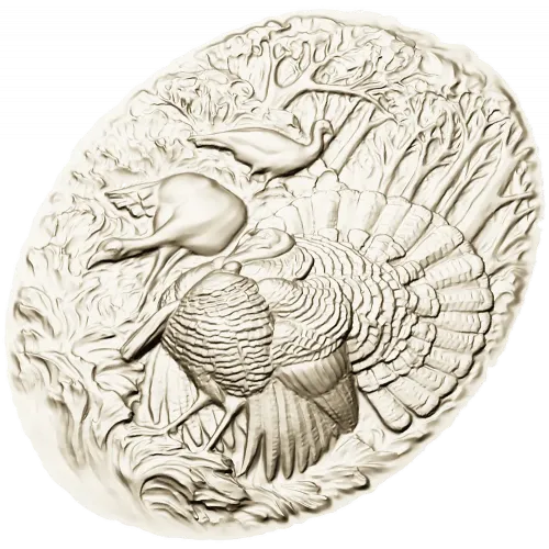 Павлины в роще - 3D модель STL для ЧПУ (панно)