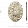 Павлины в роще - 3D модель STL для ЧПУ (панно)