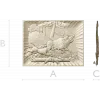Wolf and Hounds Relief - STL 3D Model for CNC
