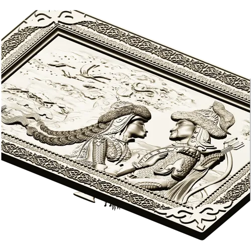 Romantic Bas-Relief Panel STL for CNC