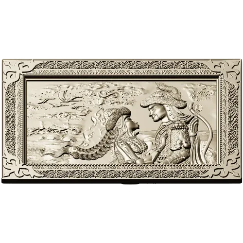 Romantic Bas-Relief Panel STL for CNC