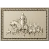 Рельефное панно "Кавалерийский марш" - 3D модель STL для ЧПУ