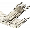 Saint John the Baptist bas-relief STL for CNC