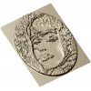Sylvan Muse Medallion - STL 3D model for CNC router