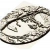 Sylvan Muse Medallion - STL 3D model for CNC router