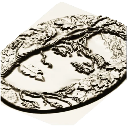 Sylvan Muse Medallion - STL 3D model for CNC router