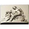 Classical Bas-Relief Panel with Putto - STL 3D Model for CNC