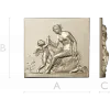 Classical Bas-Relief Panel with Putto - STL 3D Model for CNC
