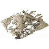 Панно "Танец воинов" - 3D модель STL для ЧПУ