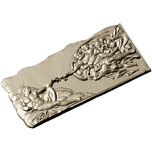 Classical Creation bas-relief - 3D STL model for CNC carving