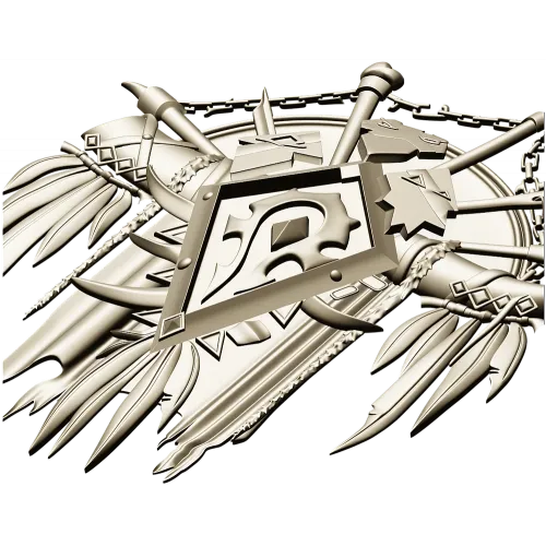 War-Totem Crest - STL 3D Model for CNC