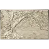 Тихая заводь - 3D модель STL для ЧПУ, панно-рельеф