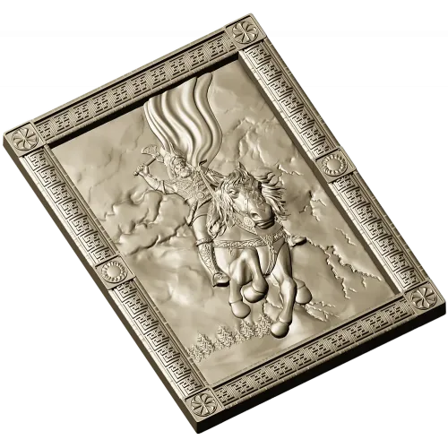 Перун на коне - 3D модель STL для фрезеровки