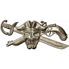 Pirate Skull Emblem STL for CNC