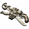 Pirate Skull Emblem STL for CNC