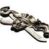 Pirate Skull Emblem STL for CNC