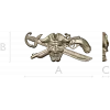 Pirate Skull Emblem STL for CNC