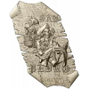 Pirate Captain Bas-Relief STL 3D Model for CNC