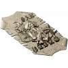 Pirate Captain Bas-Relief STL 3D Model for CNC