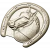 Horseshoe Horse Head STL 3D Model for CNC