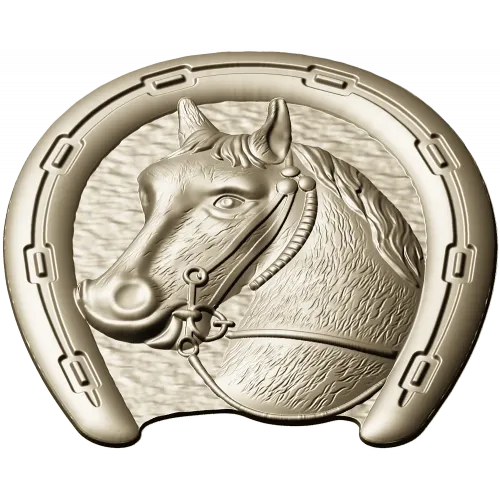 Horseshoe Horse Head STL 3D Model for CNC
