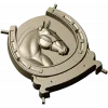 Horseshoe Horse Head Relief STL