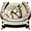 Horseshoe Horse Head Relief STL