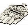 Dove Mail Plaque - detailed STL 3D model for CNC