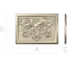 Songbird Arabesque Relief - STL model for CNC milling