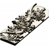 Панель "Птицы и пионы" - 3D модель STL для ЧПУ