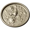 Songbird Floral Medallion - STL 3D model for CNC