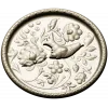 Songbird Floral Medallion - STL 3D model for CNC