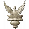 Птица в лотосе - 3D модель STL для ЧПУ