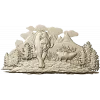 Пума в лесу - рельефная 3D модель STL для ЧПУ