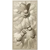 Bees on Daisies - High-Relief STL Panel for CNC