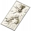 Bees on Daisies - High-Relief STL Panel for CNC