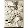 Bees on Daisies - High-Relief STL Panel for CNC